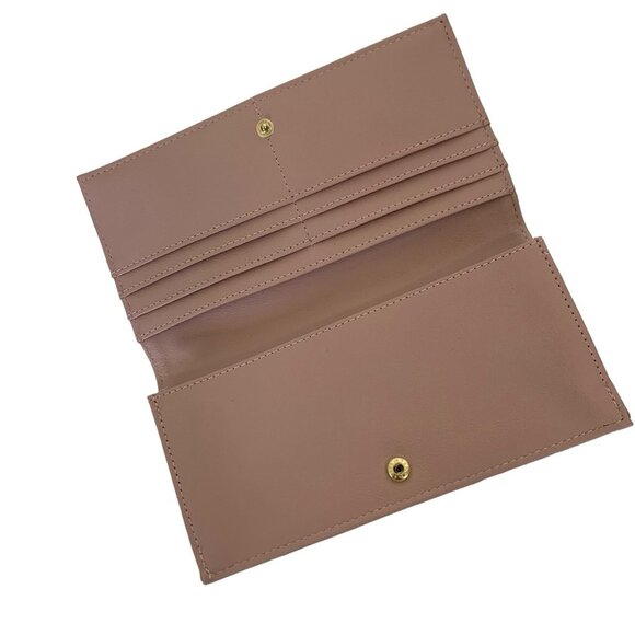 Aimee Kestenberg Wallet Pink Leather Designer Modern Chic Accessory - Picture 4 of 6